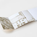 Double sided, panoramic cover designs.