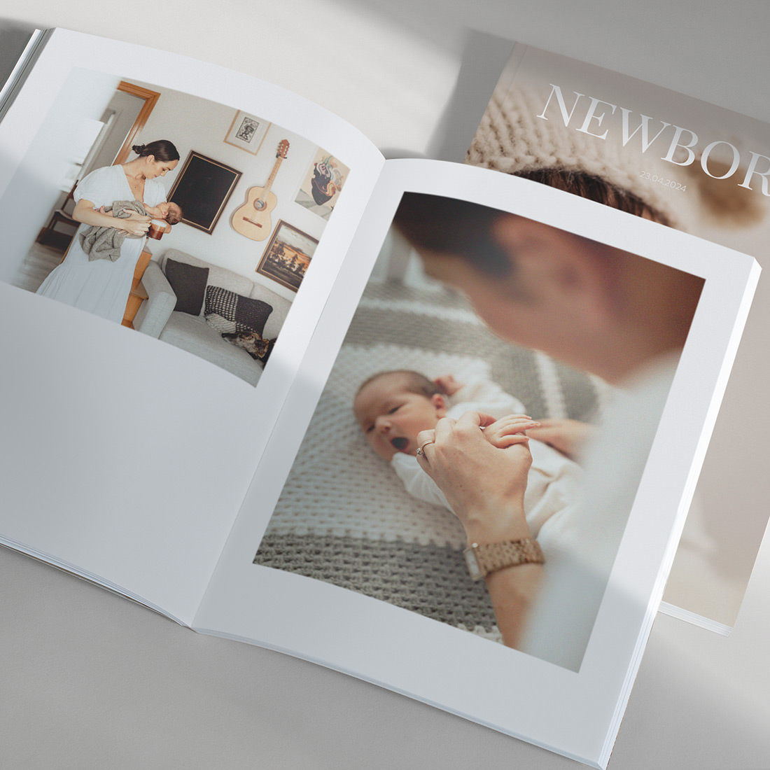 Open Baby Magazine displaying high quality six color printing