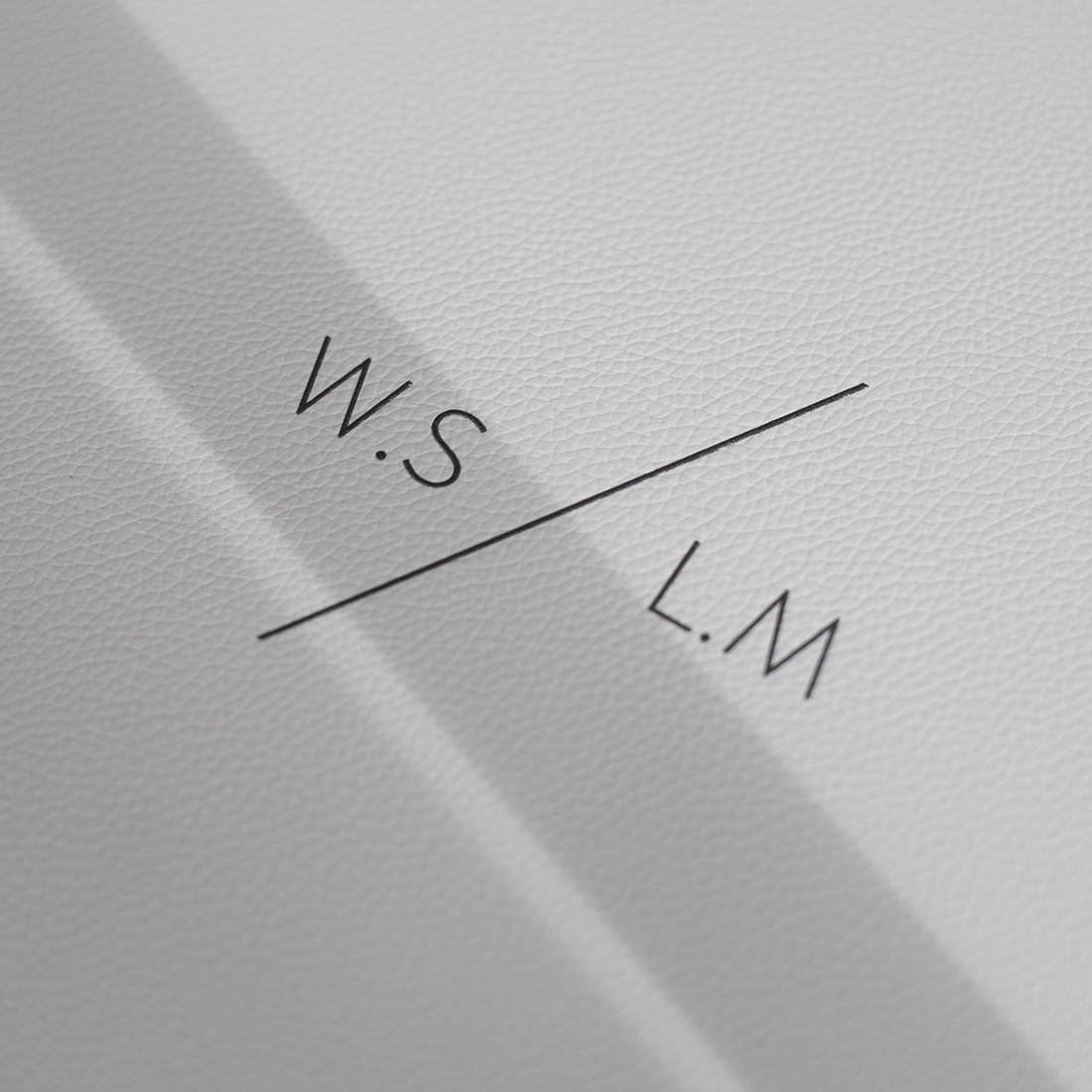 Close-up of UVP printing on cover