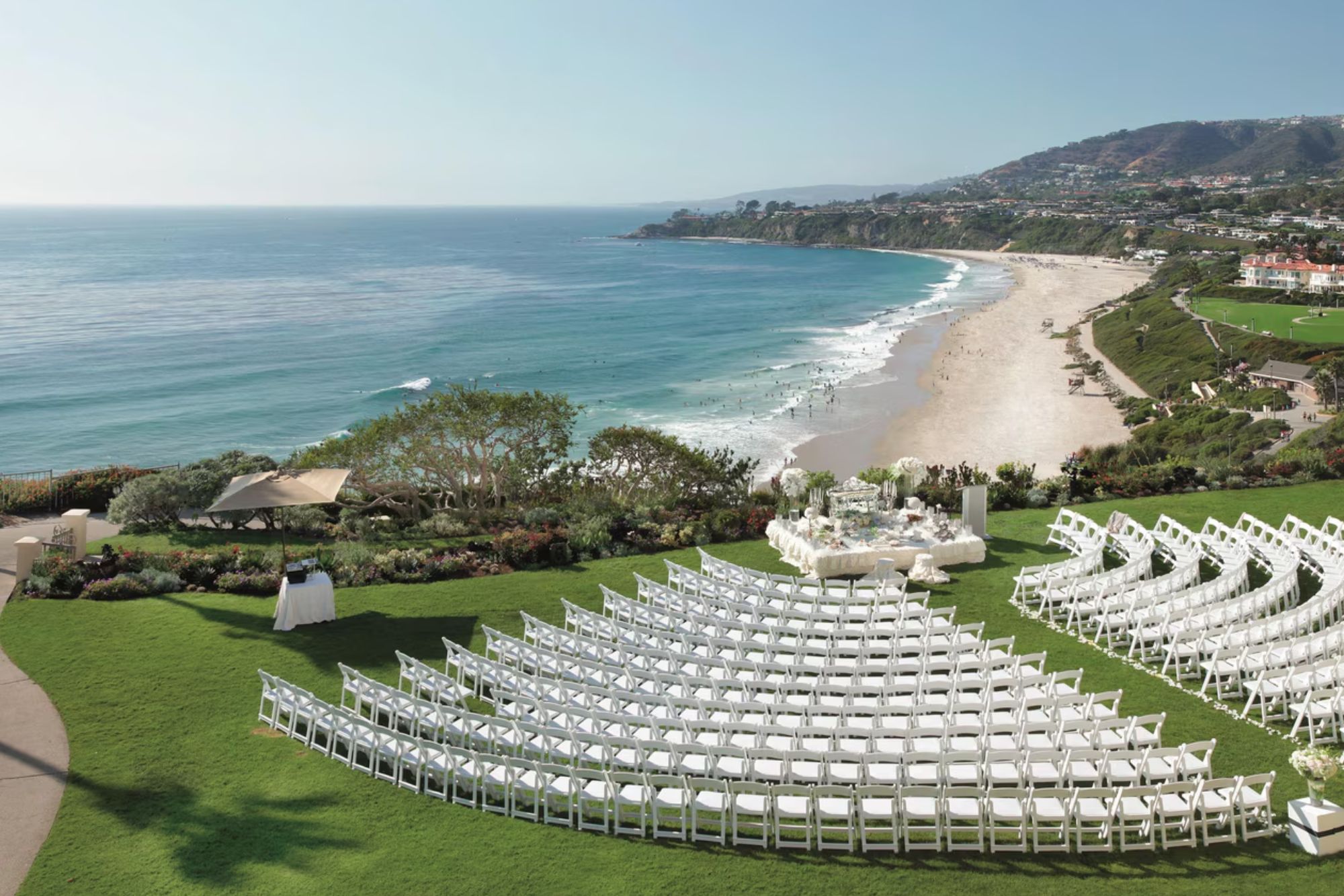 The Ritz-Carlton Aisle next to water