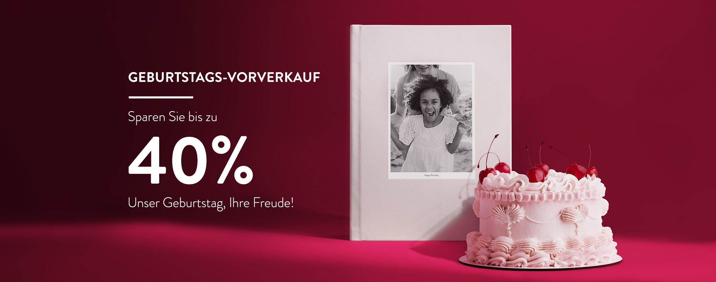 Sparen Sie bis zu 40% auf Fotobücher & Alben.