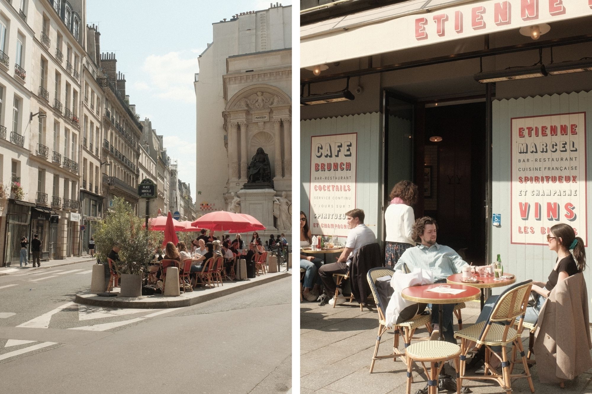 Street snapshots of outdoor dining