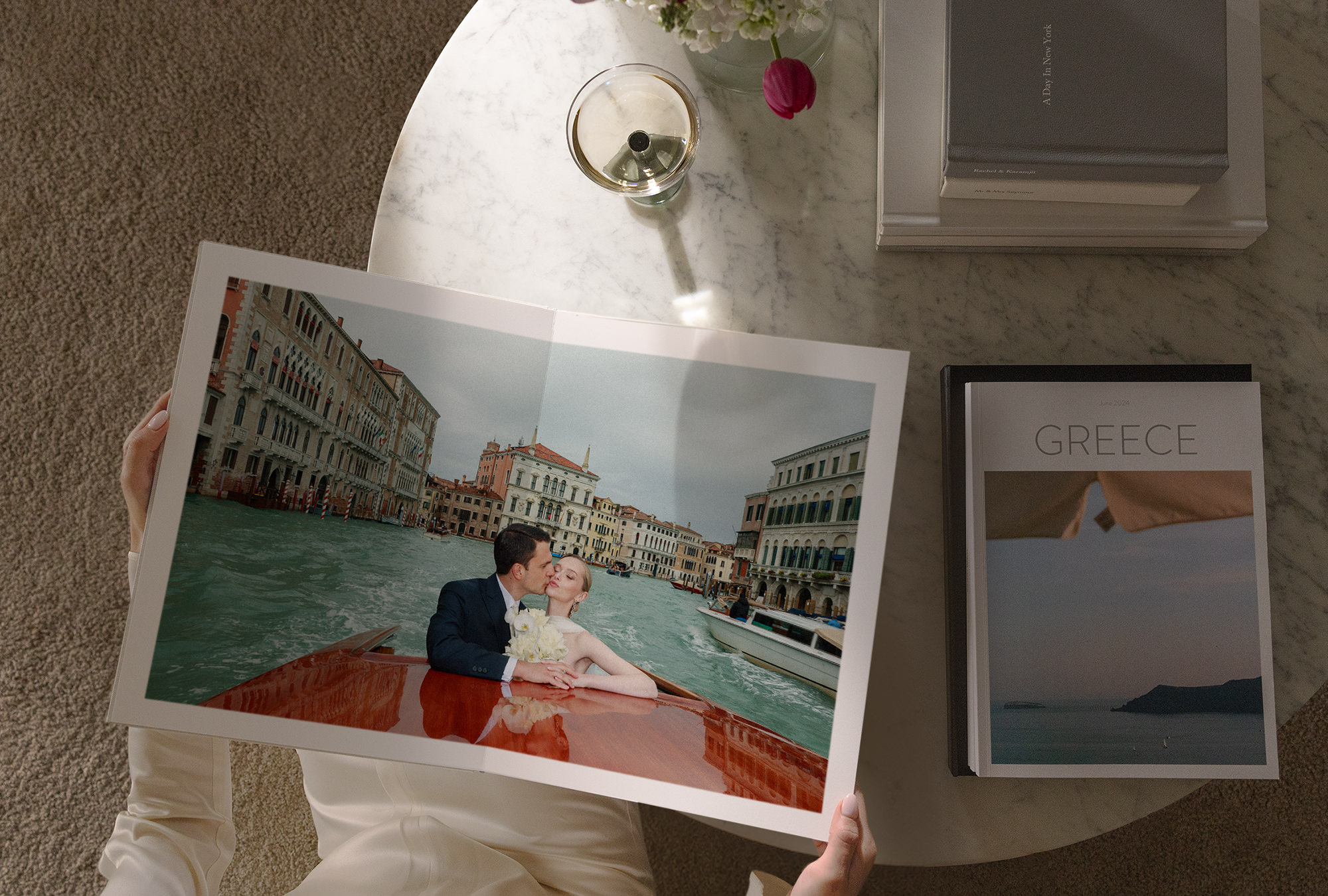 XL being opened looking at image of couple